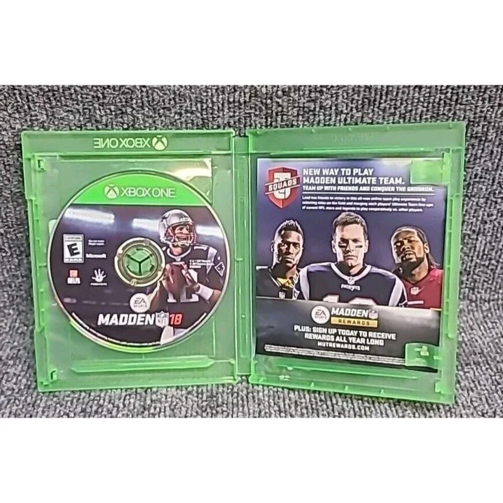 Xbox One Madden NFL 18 GOAT Edition (Microsoft 2017) No Manual Tested Works